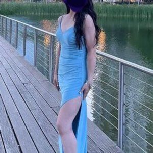 Dancing Queen Light Blue Prom/Homecoming dress, size XS